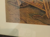 Lot 382 - kader moeder met wieg - afbeelding 3 van  3