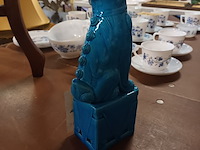 Lot 384 - chinees beeldje blauwe draak - afbeelding 3 van  4