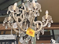 Lot 385 - glazen luster - afbeelding 1 van  1