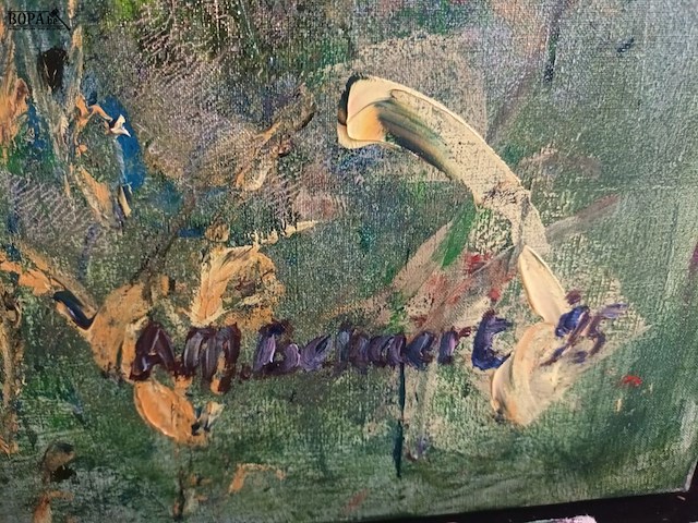 Lot 385 - modern schilderij - afbeelding 4 van  4