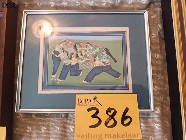 Lot 386 - kader india - afbeelding 1 van  2