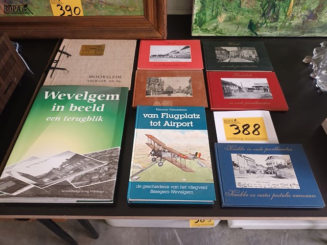 Lot 388 - boeken west-vlaamse gemeentes. 8 stuks - afbeelding 1 van  5