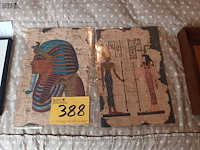 Lot 388 - egypte papyrus. 2 stuks - afbeelding 1 van  3