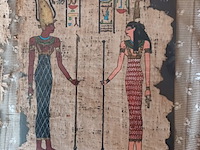 Lot 388 - egypte papyrus. 2 stuks - afbeelding 2 van  3