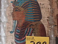 Lot 388 - egypte papyrus. 2 stuks - afbeelding 3 van  3