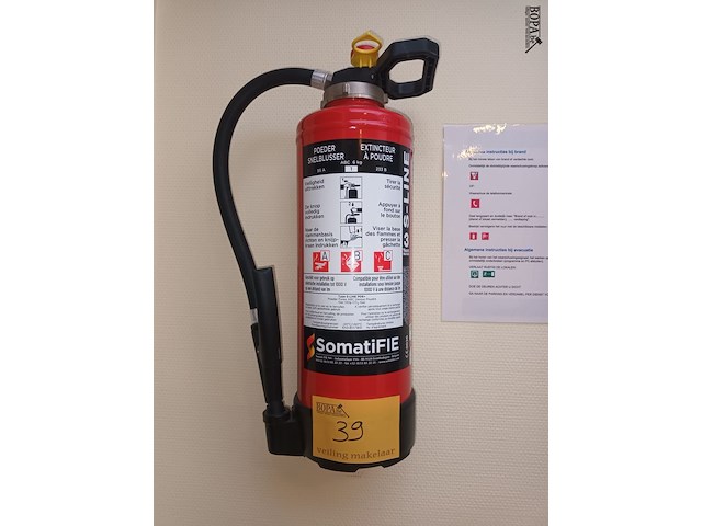 Lot 39 - brandblusapparaat. 6 stuks - afbeelding 1 van  3