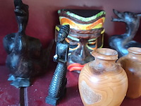 Lot 39 - houten miniatuur deco. 11 stuks - afbeelding 2 van  4