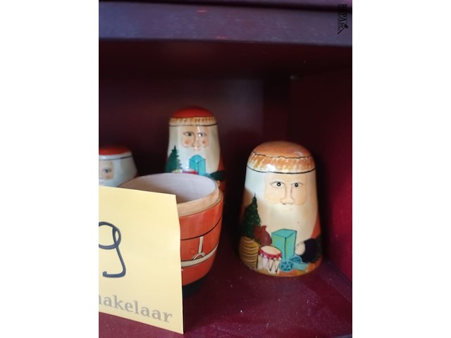 Lot 39 - houten miniatuur deco. 11 stuks - afbeelding 4 van  4