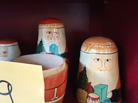 Lot 39 - houten miniatuur deco. 11 stuks - afbeelding 4 van  4