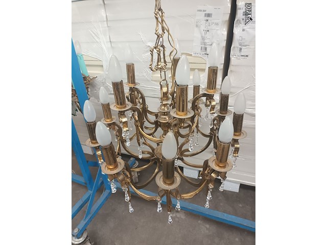 Lot 39 - luster koper met kristallen - afbeelding 1 van  5