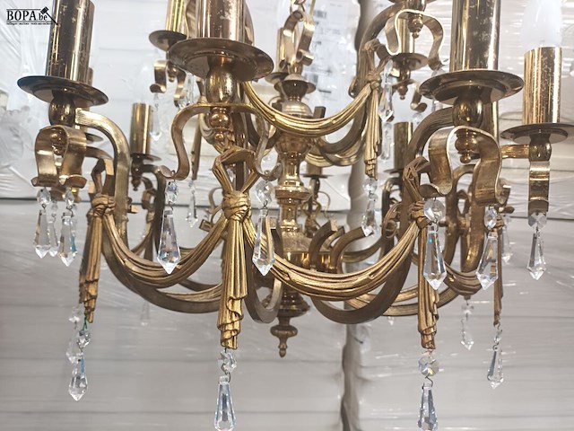 Lot 39 - luster koper met kristallen - afbeelding 3 van  5