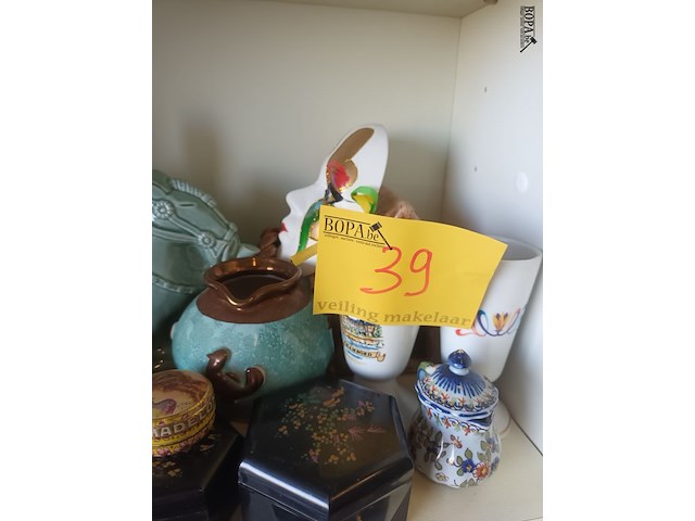 Lot 39 - vintage deco. 12 stuks - afbeelding 4 van  4