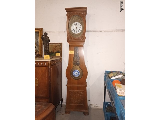 Lot 390 - staande klok - afbeelding 1 van  4