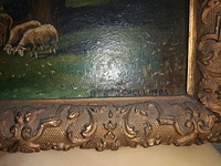 Lot 391 - schilderij huisje en bomen - afbeelding 4 van  4