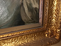 Lot 392 - schilderij portret dame - afbeelding 3 van  3