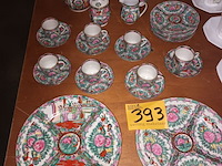 Lot 393 - chinees koffieservies. 25 stuks - afbeelding 1 van  4