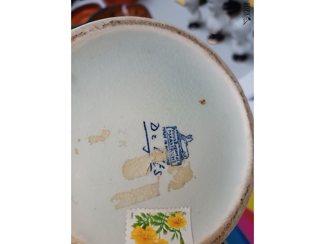 Lot 393 - vazen delft. 2 stuks - afbeelding 5 van  5