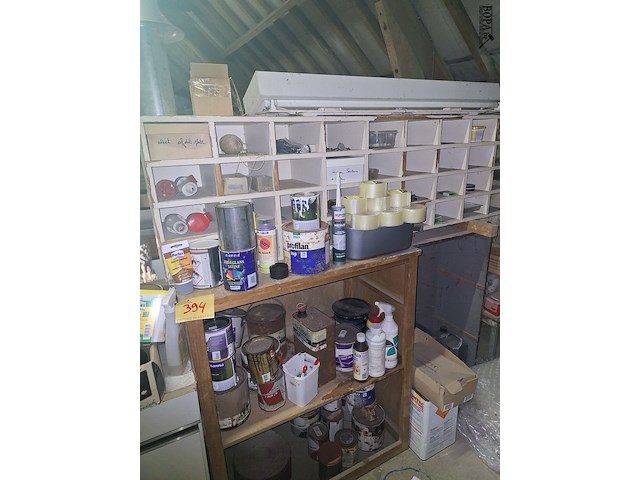 Lot 394 - lot werkmateriaal en kasten - afbeelding 2 van  5