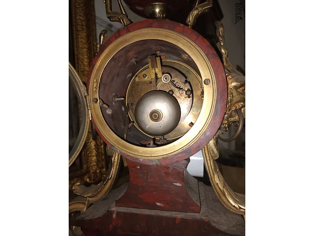 Lot 394 - schouwklok - afbeelding 4 van  4