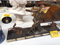 Lot 397 - art deco beeld - afbeelding 4 van  6