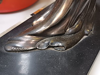 Lot 397 - art deco beeld - afbeelding 5 van  6