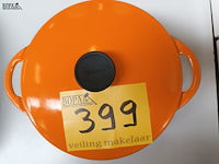 Lot 399 - kookpot cousances oranje - afbeelding 2 van  4