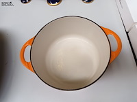 Lot 399 - kookpot cousances oranje - afbeelding 3 van  4