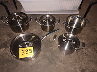 Lot 399 - kookpotten piet huysentruyt. 5 stuks - afbeelding 1 van  3