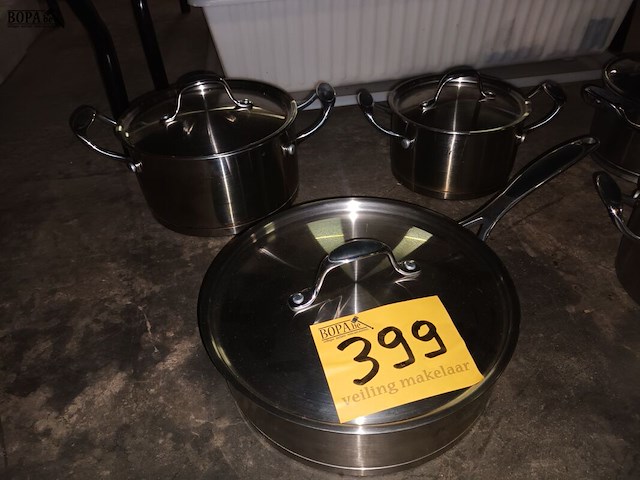 Lot 399 - kookpotten piet huysentruyt. 5 stuks - afbeelding 2 van  3