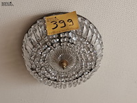 Lot 399 - plafondlamp met kristallen - afbeelding 2 van  3