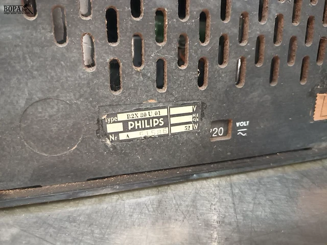 Lot 399 - vintage radio philips - afbeelding 5 van  5