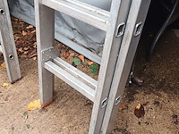 Lot 4 - aluminium ladder - afbeelding 3 van  4