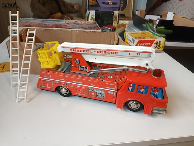 Lot 4 - blikken brandweerwagen snorkel - afbeelding 5 van  6