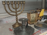 Lot 4 - decoratie in koper en tin - afbeelding 2 van  5