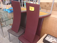 Lot 4 - eetkamerstoel. 4 stuks