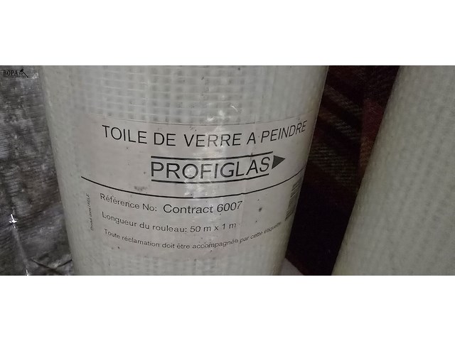 Lot 4 - glasvezel behang en ondervloer - afbeelding 4 van  4