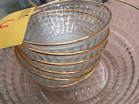 Lot 4 - glazen schalen. 7 stuks - afbeelding 3 van  4