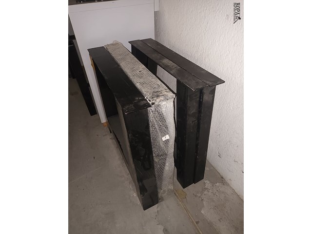 Lot 4 - metalen tafelpoten h-vorm. 4 stuks - afbeelding 2 van  3