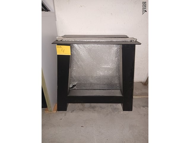 Lot 4 - metalen tafelpoten h-vorm. 4 stuks - afbeelding 3 van  3