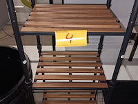 Lot 4 - muurrek en krantenrekje - afbeelding 4 van  4