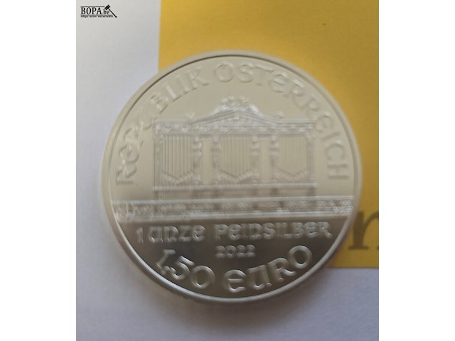 Lot 4 - oostenrijk wiener philharmoniker 2022 – 2 x 1,50 euro - afbeelding 2 van  3