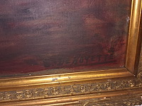 Lot 4 - schilderij bloemen - afbeelding 4 van  4