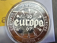Lot 4 - set zilveren herdenkingsmunten europa 1997 - afbeelding 2 van  8