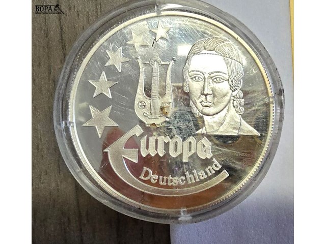 Lot 4 - set zilveren herdenkingsmunten europa 1997 - afbeelding 3 van  8