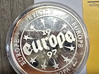 Lot 4 - set zilveren herdenkingsmunten europa 1997 - afbeelding 4 van  8