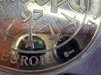Lot 4 - set zilveren herdenkingsmunten europa 1997 - afbeelding 7 van  8