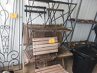 Lot 4 - tuinstoelen. 7 stuks