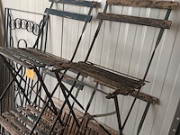 Lot 4 - tuinstoelen. 7 stuks - afbeelding 3 van  4