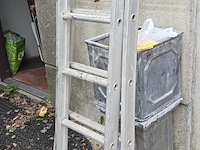 Lot 4 - uitschuifbare ladder 2 x 16 treden - afbeelding 3 van  5