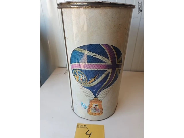 Lot 4 - vintage blikken ton luchtballon - afbeelding 3 van  4